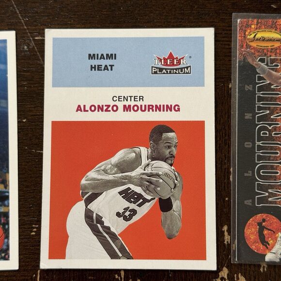Alonzo Mourning 12 Card Lot With 2001 Fleer 2000 Topps Stars 1994 Ted Williams - Picture 8 of 13